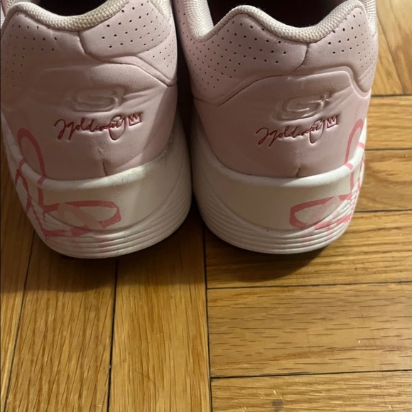 Stylish Pink Heart Composite Toe Work Shoe - Picture 4 of 6